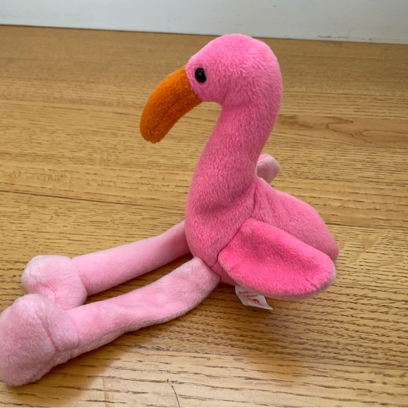 Ty Beanie Baby Pinky the Flamingo - Picture 5 of 5